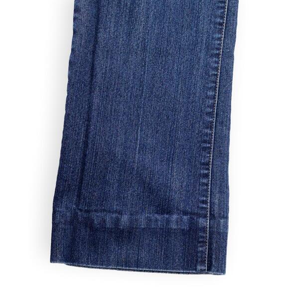 Gloria Vanderbilt "Barely Boot" Dark Wash Blue Jeans 12 - Picture 7 of 10